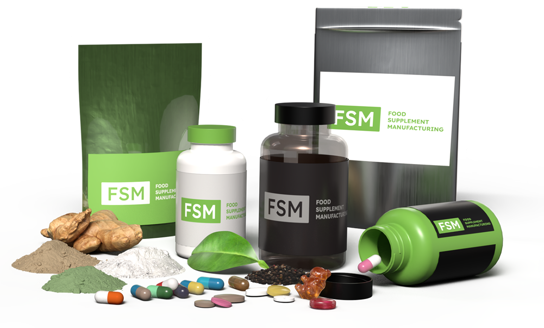 A range of FSM packaging and products.